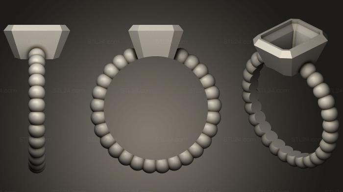 Jewelry rings (Ball Ring 7, JVLRP_0278) 3D models for cnc